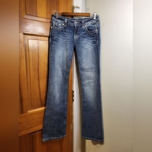 Miss Me Women's Adorned Signature Boot Jeans